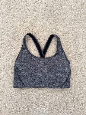 Victoria's Secret VSX Heather Charcoal Seamless Sports Bra